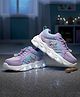 Hopits Unicorn Patch Detailed  Lace Up Ombre LED Sneakers - Blue