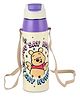 Cello Kidzbee Era Hunny Bear Inner Steel Insulated Kids Water Bottle with 3D Printed Touch & Feel Sticker Off White - 520 ml