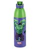 Cello Kidzbee Uranus Hulk Smash Inner Steel Insulated Kids Water Bottle Green & Purple - 540 ml