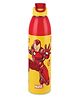 Cello Kidzbee Uranus Iron Man Inner Steel Insulated Kids Water Bottle Red & Yellow - 540 ml