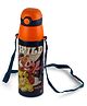 Cello Kidzbee Series Orb Lion King Inner Steel Insulated Water Bottle with 3D Printed Loin King Theme Navy Blue - 380 ml