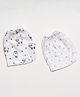 AARIRO 100% Muslin Woven Pack Of 2 Sheep & Stars Printed Shorts - White