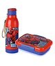 Cello Lunch On Spiderman Gift Set Insulated Lunch Box & Water Bottle for Kids Set of 2 - Blue