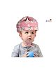 Kidcup Adjustable Cushioned Baby Safety Helmet Happy Pink (Print May Vary)