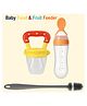 Joy Buzz Fruit And Food Nibbler & Silicone Spoon Food Feeder And Bottle Cleaning Brush - Pack of 3