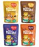 Slurrp Farm No Maida Pancake Trial Pack Combo | Instant Breakfast Mix Made With Oats, Ragi and Jowar | Eggless and Healthy Breakfast Mix Pack of 4 - 50 g Each