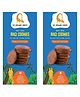 The Growing Giraffe-Ragi Cookies, No Maida - No refined/Palm Oil, No refined Suger - cookies 160 g X 2, pack of 2