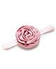 Bhoomi Collection Floral Applique Detailed Headband - Onion Pink