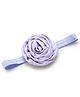 Bhoomi Collection Floral Applique Detailed Headband - Purple