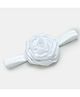 Bhoomi Collection Floral Applique Detailed Headband - White