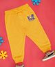 Pantaloons Baby Cotton Knit Roarsome Typography Printed Joggers - Yellow