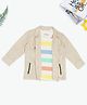 Pantaloons Baby Cotton Woven Full Sleeves Solid Shirt with Tee - Beige