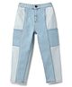 Tales & Stories Denim Woven Cut & Sew Jeans - Light Blue