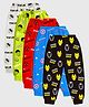 KUCHIPOO Cotton Blend Knit Marvel Avengers Featuring Pack Of 5 Characters Printed Pajamas - Red Green White Blue & Black
