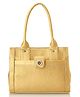 Fostelo Women's Vegan Leather Ocean Side Handbag Shoulder Bag Ladies Purse (Beige) (Large)