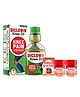 Diclowin Herbal Pain Relief Combo | 1 Knee Oil- 60 ml & 2 Kesar Balm- 24 g
