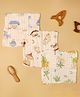 Kicks & Crawl Multi Wild Explorers Wash Cloth (Pack Of 3)