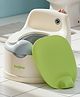 BAYBEE Clora Western Toilet Potty Seat for Kids 1-5 Years | Baby Potty Training Seat Chair with Anti-Urine Splash Guard, Detachable Bowl | Kids Toilet Seat | Portable Toilet Training Potty Seat(Green)