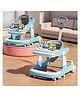 Baybee 3 in 1 Baby Walker for 6-18 Month Baby Boy Girl, Push Walker for Kids with Parental Handle & Height Adjustable Toddler Activity Walker with Musical Bar (Blue)