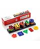 FUNVERSE Angle Geometric Plastic Blocks, Sorting & Stacking Toys for Toddlers and Kids Preschool, Color Stacker Shape Sorter Gift Educational Learning Toy for 1 2 3 Years Boys and Girls, Multicolor