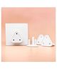 FUNVERSE 24 Pcs Child Proof Socket Covers, Baby Safety Products for Home, Office, Easy Insatllation, Protect Babies | Baby Proofing Safe & Secure Electric Plug Protectors ( White )