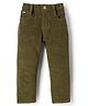 Noddy Solid Trousers - Olive Green
