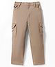 Noddy Typography Embroidered Patch Detailed Pant - Fawn