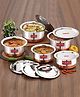 HAZEL Stainless Steel Copper Bottom Tope with Lid - 5 Pcs Set