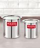 HAZEL Milk Container Boiler Gunj 2 Pc Set 800 ml to 1250 ml