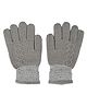 Kid-O-World Knit Colour Blocked Gloves - Grey