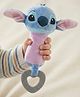 Babyhug Disney Stitch Soft Rattle Toy with Squeeze Sound & Teether| Plush Easy-Grip Sensory Toy for Babies| Supports Teething, Fine Motor Skills & Early Development| BIS Certified