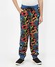 Spunkies Cotton Knit Dinosaur Printed Lounge & Track Pants - Blue