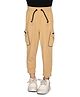Spunkies Cotton Knit Solid Lounge & Track Pants - Beige