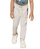 Spunkies Cotton Knit Solid Lounge & Track Pants - White