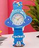 Stol'n Space Theme Applique Detailed & Designed Analogue Watch - Blue