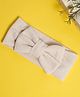 Stol'n Bow Applique Detailed Headband - White