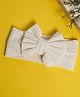 Stol'n Bow Applique Detailed Headband - Cream
