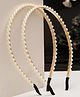 Stol'n Pearls Detailed Hair Band  - White