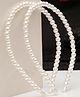 Stol'n Pearls Detailed Hair Band - White