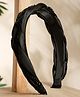 Stol'n Braid Designed & Stone Embellished Hair Band - Black