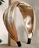Stol'n Solid Knotted Hair Band - Gold