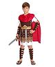 Little Surprise Box Blended Halloween Theme Half Sleeves Gladiator Costume Set With Hand & Leg Bands - Brown