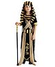 Little Surprise Box Blended Halloween Theme Full Sleeves Egyptian King Costume Set With Head Gear - Gold