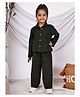 NEUDIS Corduroy Woven Solid  Jacket & Pants Set - Olive
