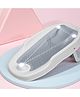 Babyhug Baby Bather with Soft Mesh Seat - Grey| Ergonomic Bath Support for Infants| Non-Slip Stable Design for Safe & Comfortable Bathing| Lightweight & Easy to Clean| New Born Gifting Option