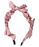 Yellow Bee Knot Detailed Hair Band - Mauve