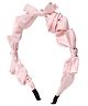 Yellow Bee Knot Detailed Hair Band - Pink