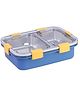 AATTRO Bento-2 Compartment Stainless Steel Lunch Box with Heating & Water Insulation - Navy Blue