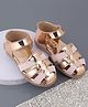 Jazzy Juniors Glossy Finish Sandals - Copper