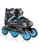 JJ JONEX Racer Adjustable Inline Shoe Skates for All Size Groups  (40-43 Euro) 24.4 CM (Blue/Sky, X- Large)